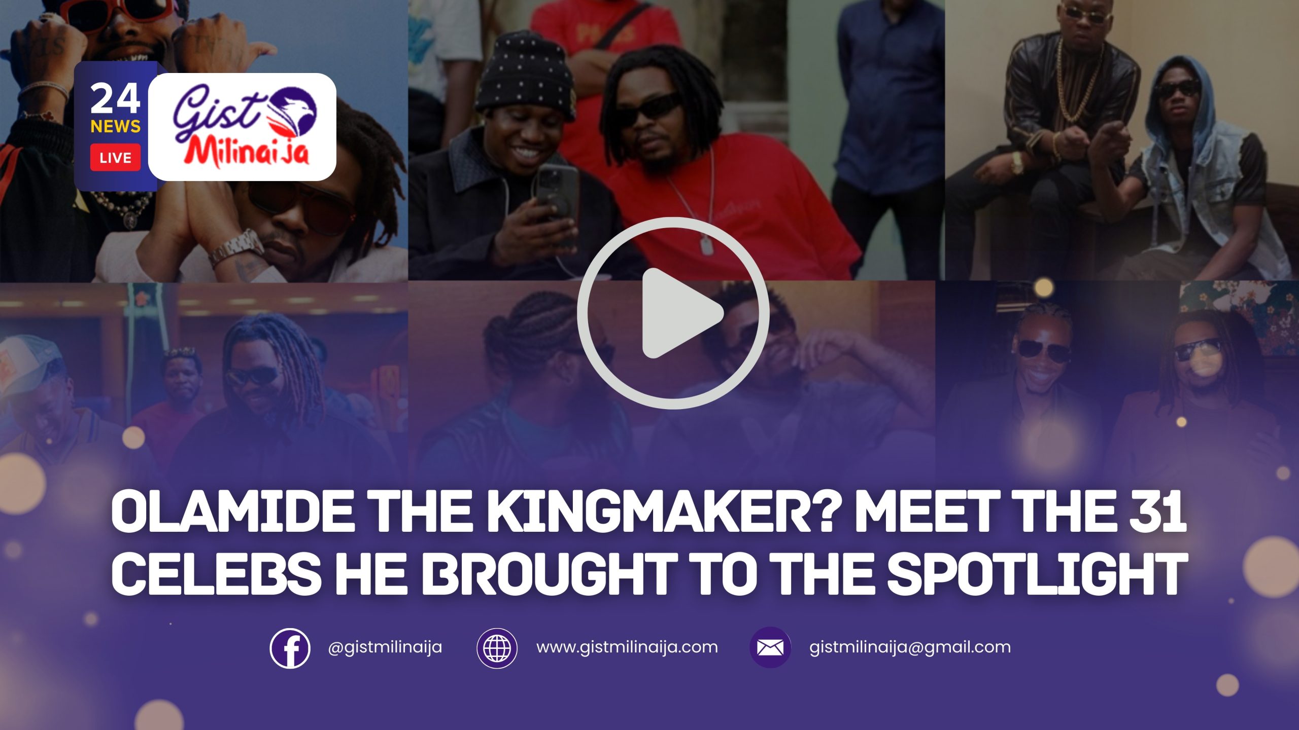 Olamide the Kingmaker? Meet the 31 Celebs He Brought to the Spotlight